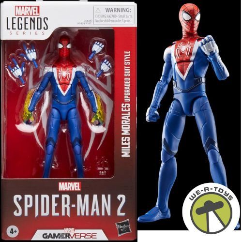 Marvel Legends Gamerverse Miles Morales Upgraded Suit Style