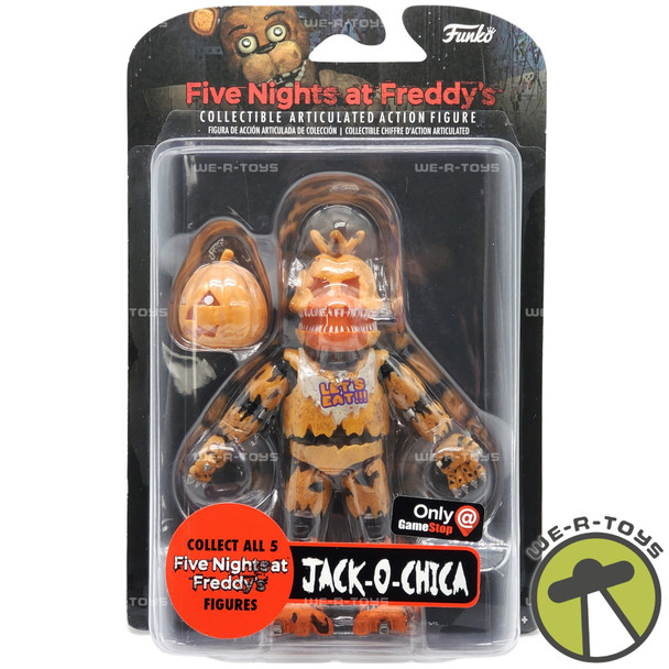 Five Nights at Freddy's Glow in the Dark Jack-O-Chica Funko Figure 2016 GameStop