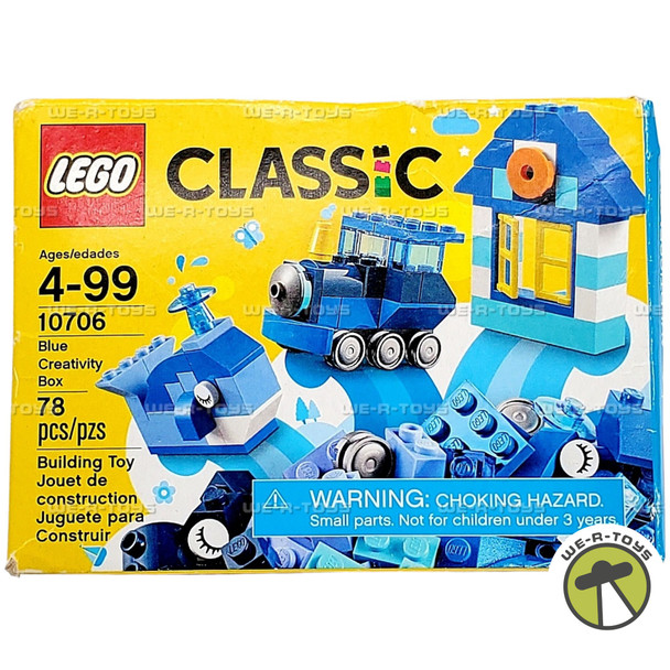 LEGO Classic Blue Creativity Box 78 Piece Building Kit 10706