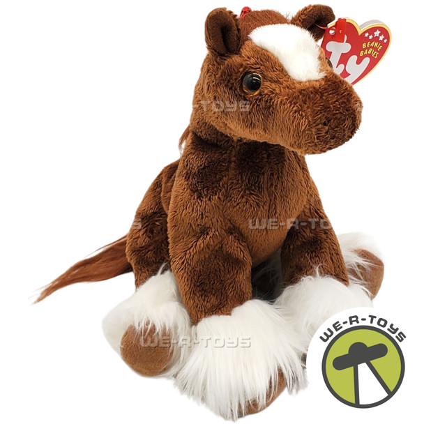 Ty Beanie Babies Hoofer the Horse Clydesdale Plush 2001