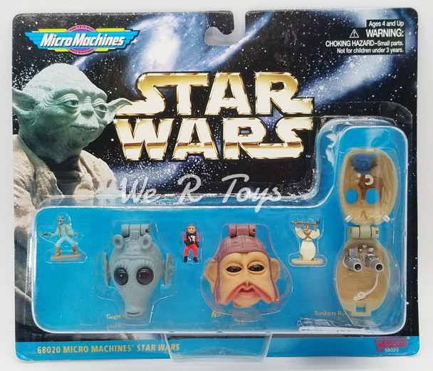 Star Wars Micro Machines Greedo Nien Nunb Tusken Raider Mini Figures Galoob NRFP