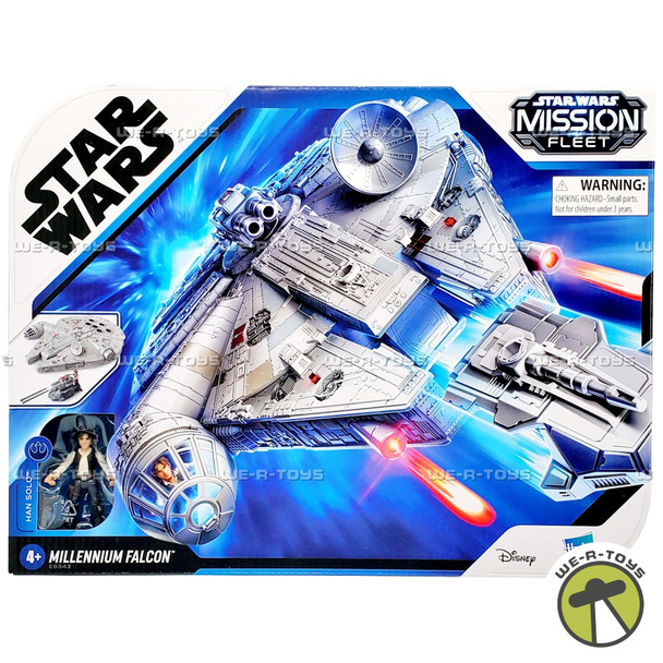 Star Wars Mission Fleet Han Solo Millennium Falcon Figure and Vehicle Set Hasbro
