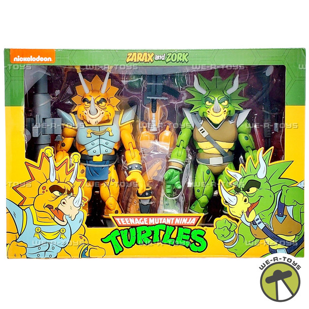 Teenage Mutant Ninja Turtles Zarax and Zork Figures 2020 NECA 54159