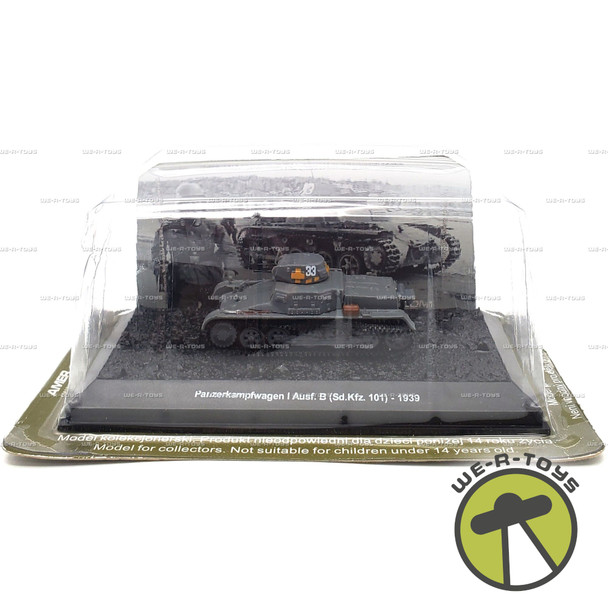 Amercom Collection 1:72 Scale Panzerkampfwagen I Ausf. B Sd.Kfz. 201- 1939 Tank