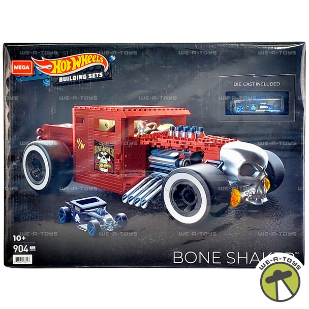 MEGA Hot Wheels Bone Shaker Vehicle 904 Piece Building Set HBD50