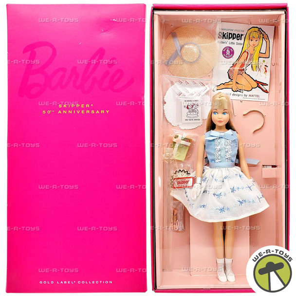 Barbie 50th Anniversary Skipper Doll 2013 Mattel BCP79