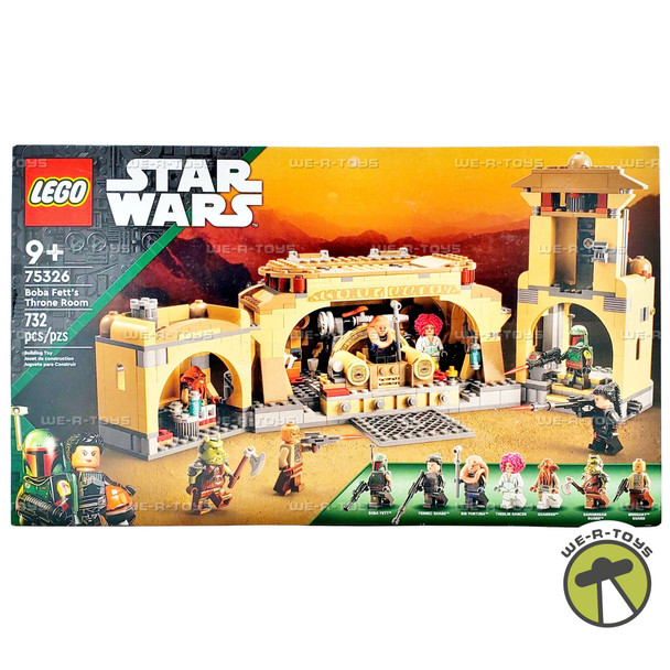 LEGO Star Wars Boba Fett’s Throne Room 732 Piece Building Kit 75326
