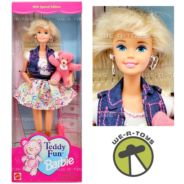 Teddy Fun Barbie Doll Hills Special Edition 1996 Mattel 15684
