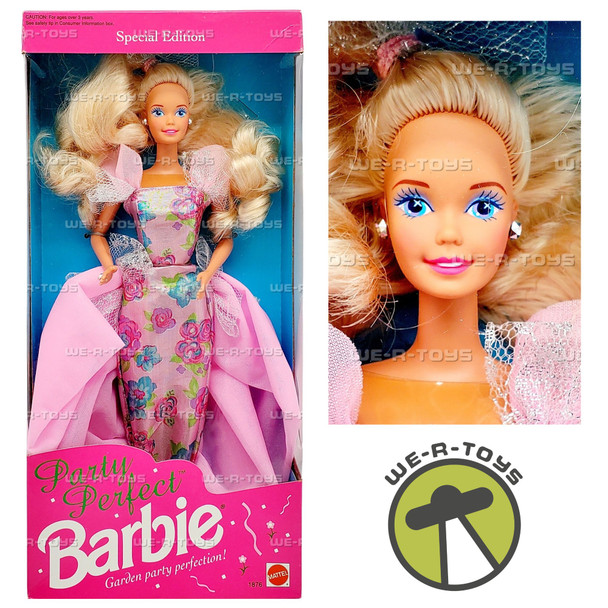 Party Perfect Barbie Doll 1992 Special Edition Mattel 1876