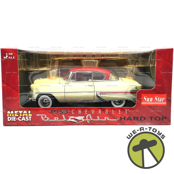 Chevrolet 1953 Bel Air Hard Top Metal Die-Cast Vehicle 1:18 Scale Sun Star #1600