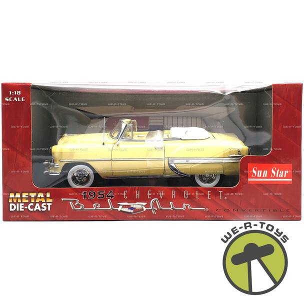 Chevrolet 1954 Bel Air Convertible Die-Cast Vehicle 1:18 Scale Sun Star #1712