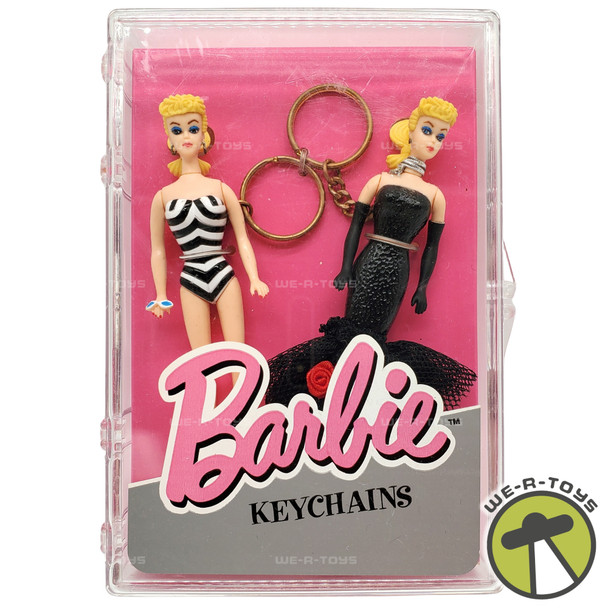 Barbie Original 1959 & Solo in the Spotlight Keychains 1995 Mattel NEW