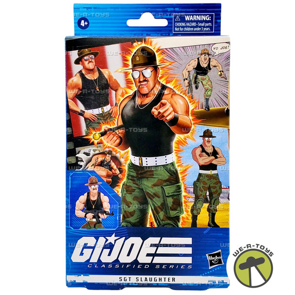 G. I. Joe Classified Series Sgt. Slaughter Action Figure 2022 Hasbro F4555