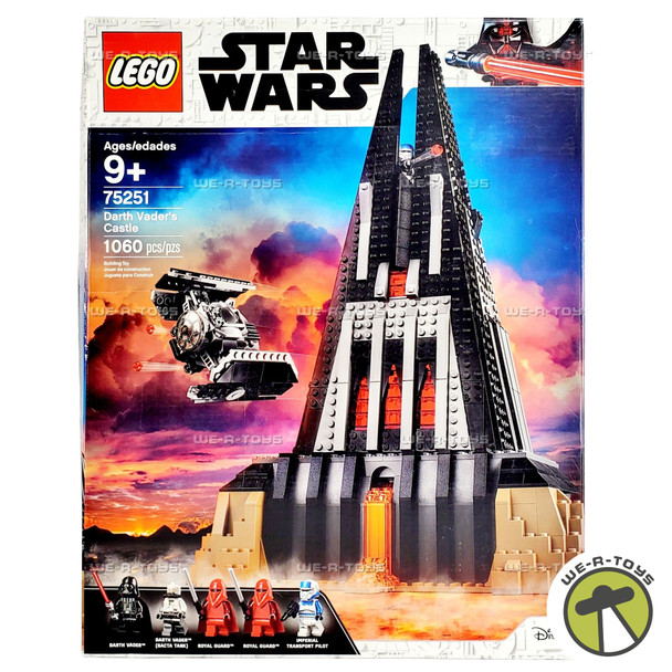 LEGO Star Wars Darth Vader's Castle 1060 Piece Building Kit 75251