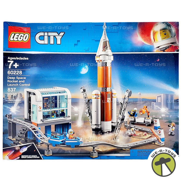 LEGO City Space Deep Space Rocket and Launch Control 837 Pc Building Set 60228