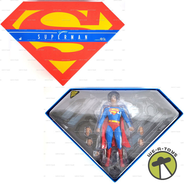 DC Superman The Movie 1:6th Scale Christopher Reeve 12" Figure 2011 Hot Toys