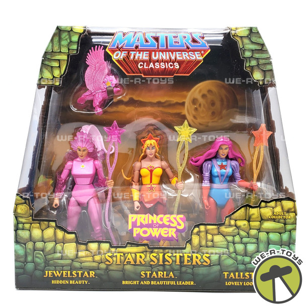 MOTU Classics Star Sisters Jewelstar Starla Talistar Figures 2011 Mattel #W8894