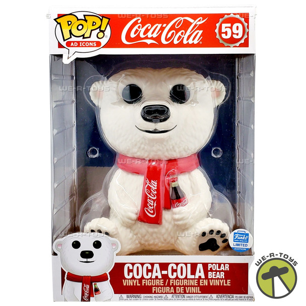 Funko POP Ad Icons Coca Cola Polar Bear 59 Vinyl Figure