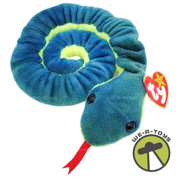 Ty Beanie Babies Hissy the Snake Plush 1997
