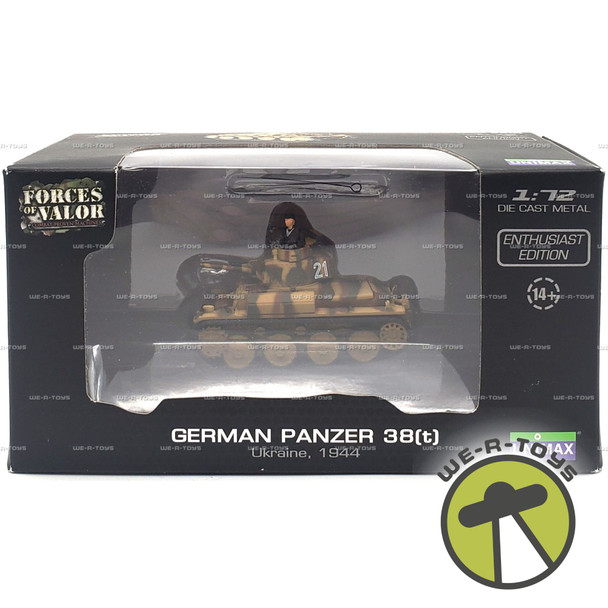 Forces of Valor German Panzer 38t Ukraine 1944 1:72 Vehicle 2013 Unimax #85107