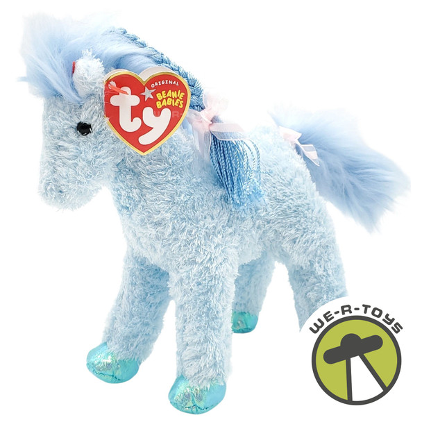 Ty Beanie Babies Charming the Horse Pastel Blue Plush 2005