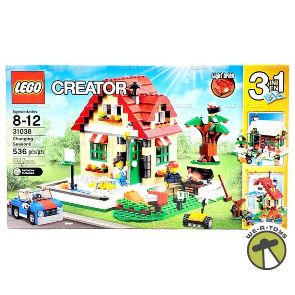 LEGO Creator Changing Seasons 536 Piece Building Kit 31038