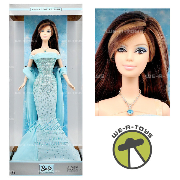 Barbie Birthstone March Aquamarine Doll 2002 Mattel C5333