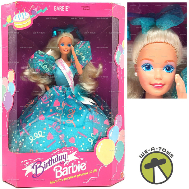 Birthday Barbie Doll Prettiest Present of All 1993 Mattel 11333