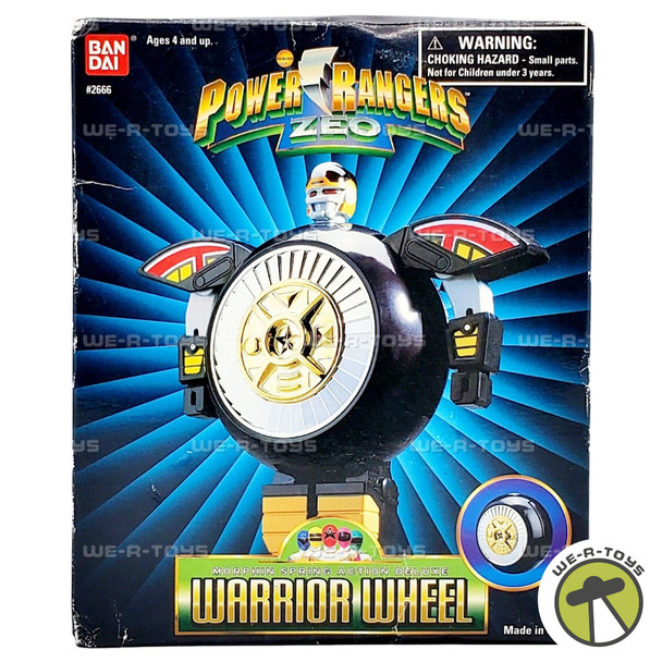 Power Rangers Zeo Warrior Wheel Morphin Spring Action Deluxe Figure Bandai 2666