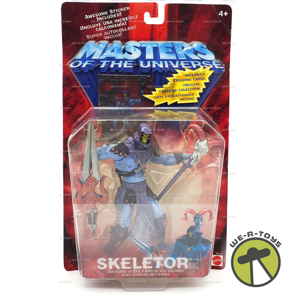 MOTU Skeletor K-Mart Exclusive Trading Card Variant 6" Figure 2001 Mattel 54913