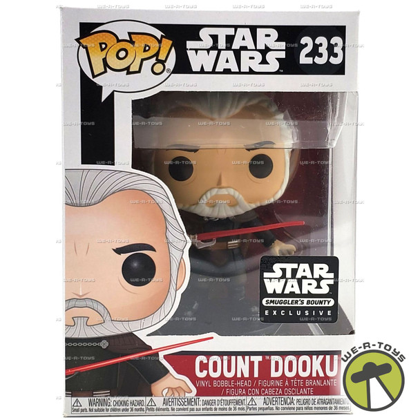 Funko Pop! Star Wars Count Dooku Smugglers Bounty Exclusive 2017 Figure #233