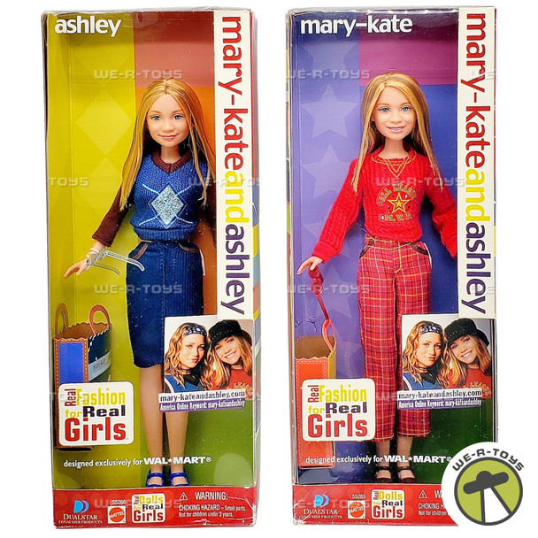 Mary-Kate and Ashley Real Fashion For Real Girls Doll Set 2001 Mattel