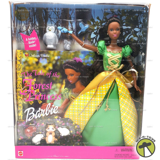 Barbie The Tale of the Forest Princess African American Doll 2000 Mattel #29459