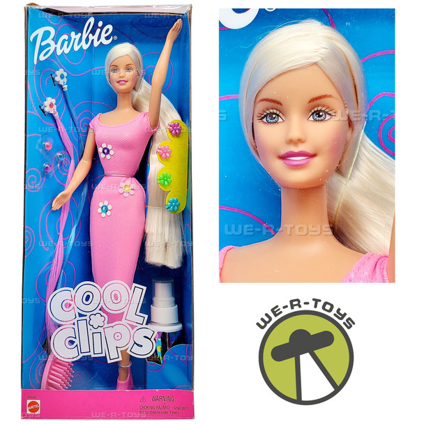 Cool Clips Barbie Doll 50598 Mattel 2001