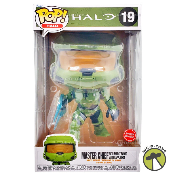 Funko POP Halo Master Chief with Energy Sword and Grappleshot 19 Vinyl Figure