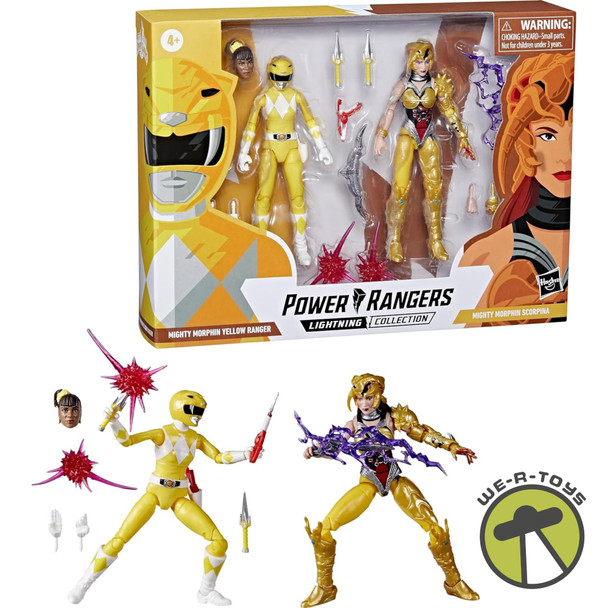 Power Rangers Lightning Collection Yellow Ranger Aisha vs Scorpina 2 Pack