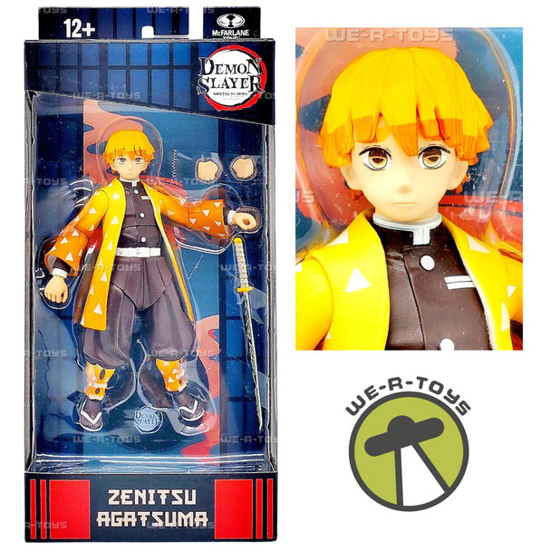 Demon Slayer Zenitsu Agatsuma Action Figure 2023 McFarlane Toys 13733