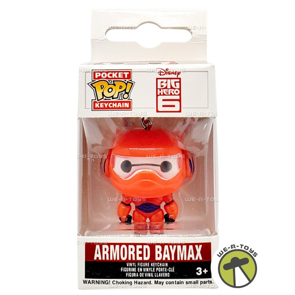 Funko Pocket POP Keychain Disney Big Hero 6 Armor Baymax Vinyl Figure