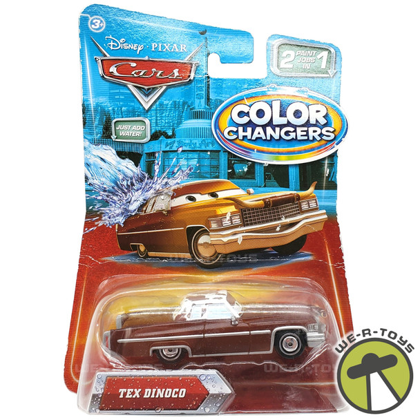 Disney Pixar Cars Color Changers Tex Dinoco 2009 Mattel T2954 NEW