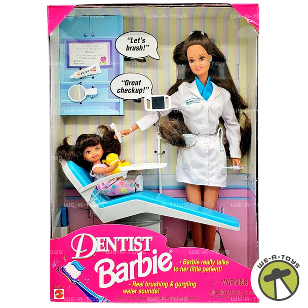 Barbie Dentist Doll Playset 1997 Mattel 17707