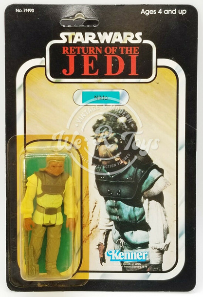 Star Wars ROTJ Nikto Action Figure 77 Back 1983 Kenner No. 71190 NRFP
