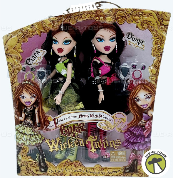 Bratz Wicked Twiins Ciara and Diona Doll Set 2006 MGA Entertainment 313700
