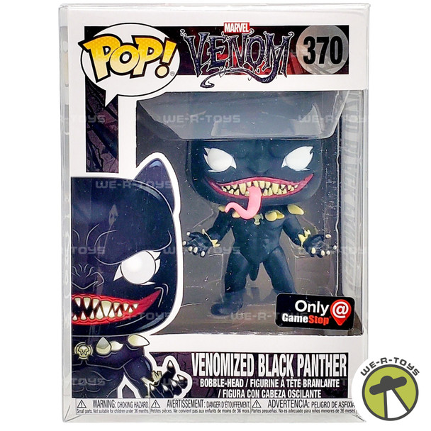 Funko POP Marvel Venom Venomized Black Panther 370 Vinyl Figure