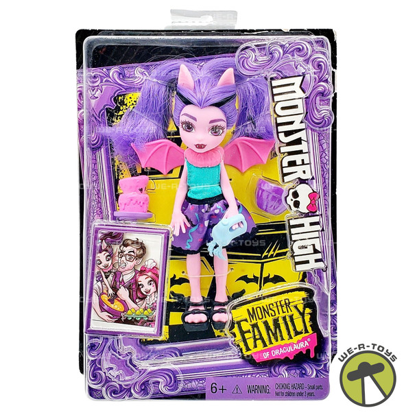Monster High Monster Family of Draculaura Fangelica Doll 2016 Mattel FCV68