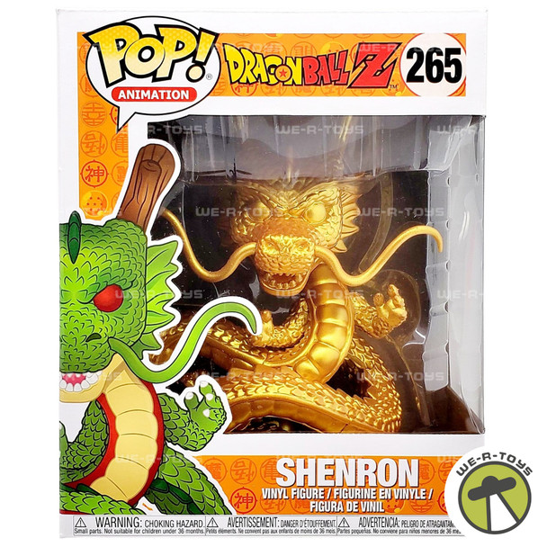Funko POP Animation Dragon Ball Z Gold Shenron 265 Vinyl Figure