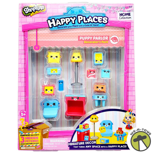 Shopkins Happy Places Puppy Parlour Decorator Pack Doll Playset 2015 Moose Toys