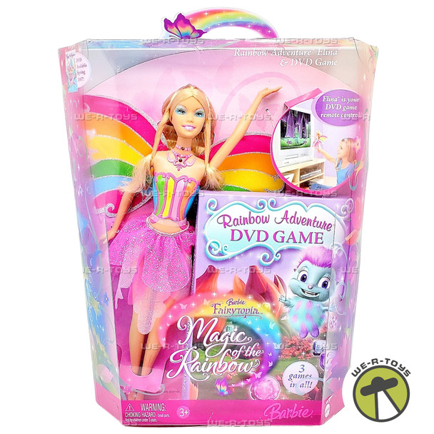 Barbie Fairytopia Magic of the Rainbow Rainbow Adventure Elina Doll Mattel K8130