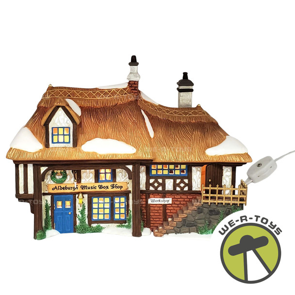 Department 56 Dickens' Village Aldeburgh Music Box Shop Lit with Music 58441