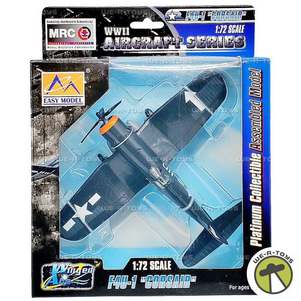 Easy Model WWII Aircraft F4U-1 Corsair VF-84 USS Bunker Hill 1945 Model Airplane