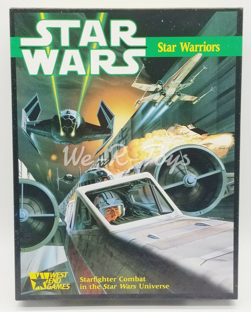 Star Wars Star Warriors Game Starfighter Combat 1987 West End Games No. 40201
